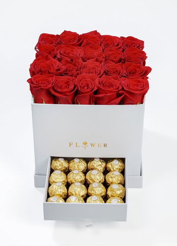 Blushing Roses & Chocolates